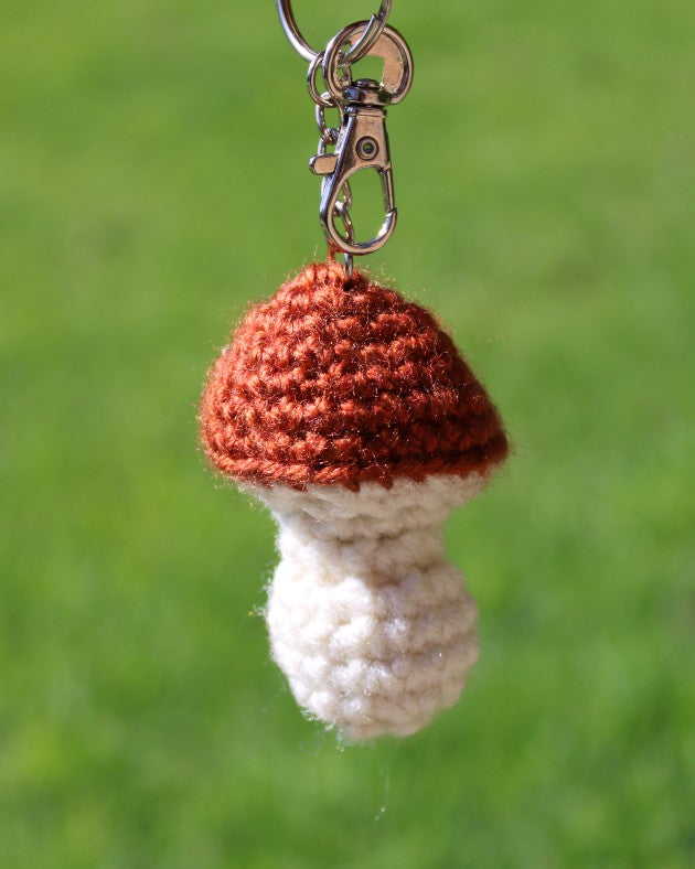 Popable Mushroom Keychain